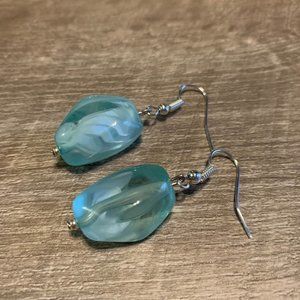 Blue Drop Earrings